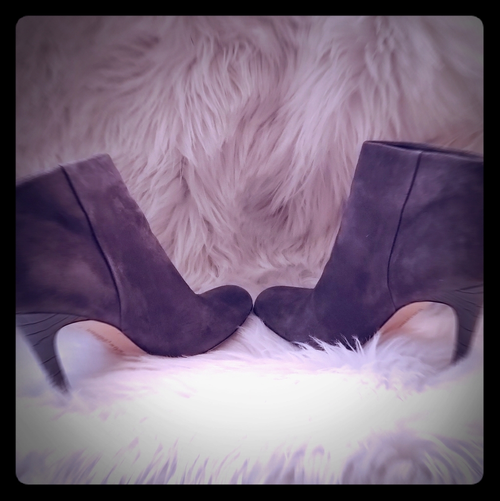 Sam Edelman suede upper bootie